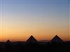 2004, Giza; Pyramids at sunset.jpg